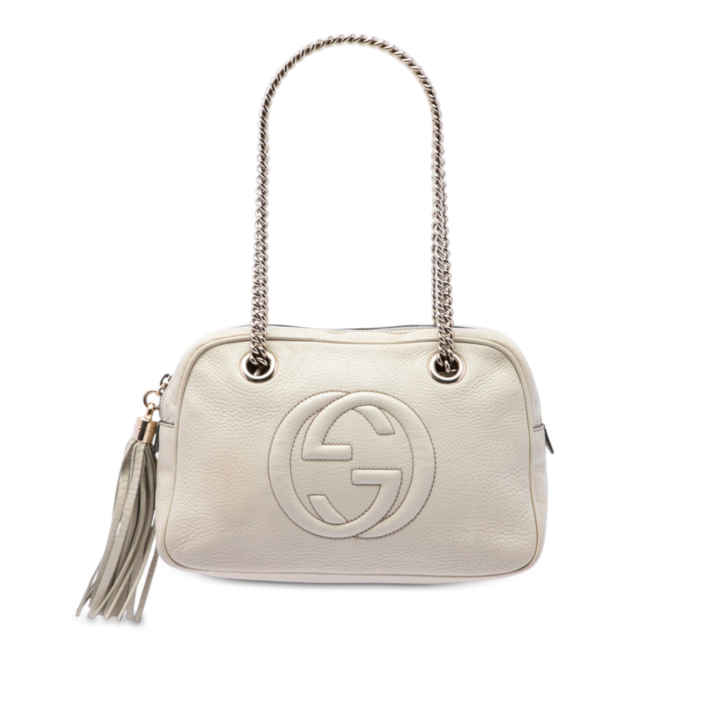 Pre-Loved Gucci Leather Soho Chain Zip Shoulder Bag